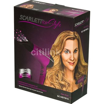  Фен Scarlett SC-HD70I16 фиолетовый/черный 