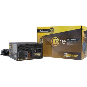  Блок питания Seasonic Core GC-650 (SSR-650LC) 650W80+ gold (24+8+4+4pin) APFC 120mm fan 4xSATA 