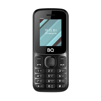  Мобильный телефон BQ 1848 Step+ Black (без СЗУ в комплекте) 