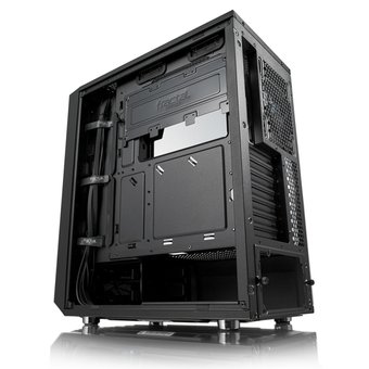  Корпус Fractal Design Meshify C - TG (FD-CA-MESH-C-BKO-TGL) ATX, mid tower, light tint tempered glass side panel 2x120mm fans inc. 