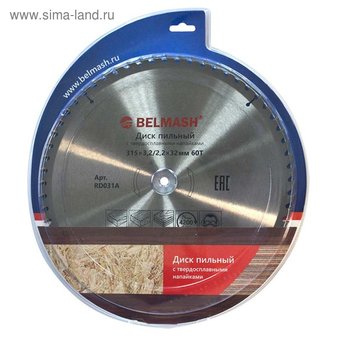  Диск п/п БЕЛМАШ 315*3.2/2.2*32/30 60T (RD130A) 