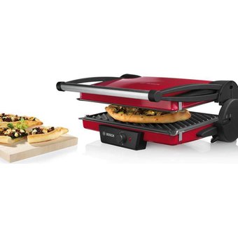  Электрогриль Bosch TFB4402V красный/черный 