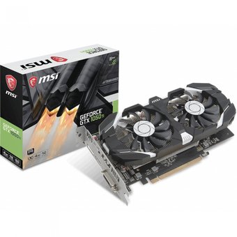  Видеокарта MSI GeForce GTX 1050 Ti OC (GTX 1050 TI 4GT OC) 