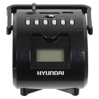  Аудиомагнитола Hyundai H-PAS180 черный 