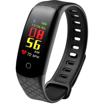  Фитнес-трекер Jet Sport FT-4CH TFT корп.черный рем.черный (FT-4CH BLACK) 