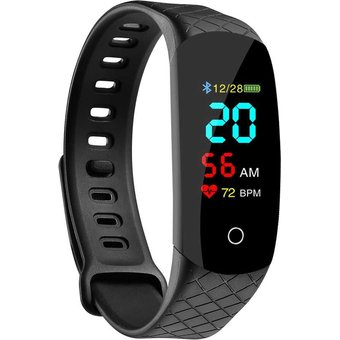  Фитнес-трекер Jet Sport FT-4CH TFT корп.черный рем.черный (FT-4CH BLACK) 