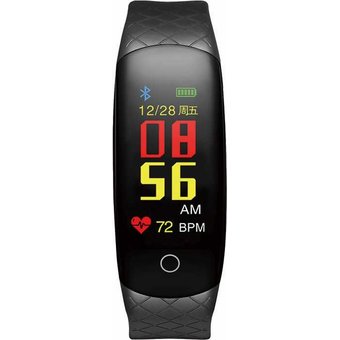  Фитнес-трекер Jet Sport FT-4CH TFT корп.черный рем.черный (FT-4CH BLACK) 