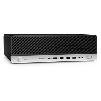  ПК HP EliteDesk 800 G5 SFF (7PF02EA) i5 9500 (3)/8Gb/SSD256Gb/UHDG 630/DVDRW/CR/Win10 Pro 64/GbitEth/250W/клав/мышь/черный 