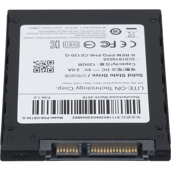  SSD LITEON SATA2.5" 120GB 6GB/S PH6-CE120 