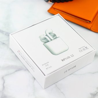  Наушники bluetooth inpods metall, белый 