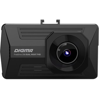  Видеорегистратор Digma FreeDrive 208 Dual Night FHD черный 