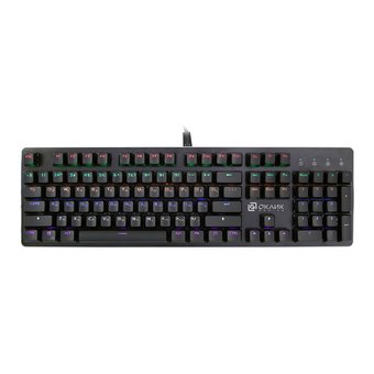  Клавиатура Oklick 990G Rage механическая черный USB Multimedia for gamer LED 