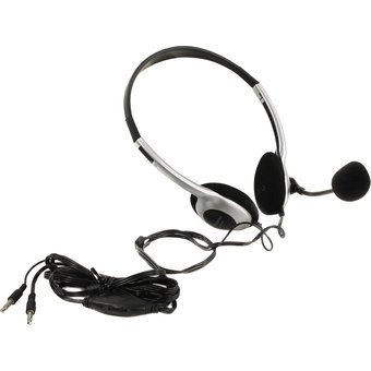  Наушники с микрофоном Creative HS-320 серебристый/черный 2м накладные оголовье (51EF0520AA001) 