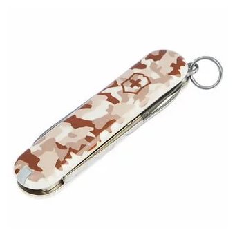  Нож перочинный Victorinox Classic (0.6223.941U) 58мм 7функций камуфляж пустыни подар.коробка 