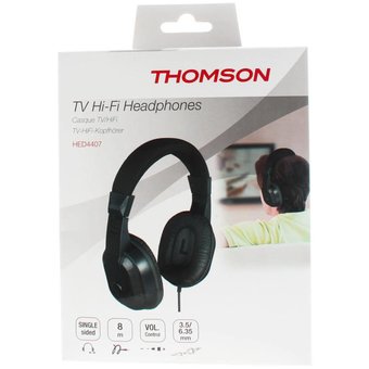  Наушники Thomson HED4407 TV Hi-Fi 8м черный 