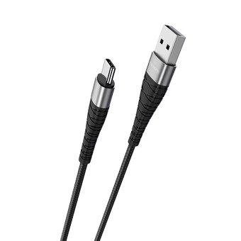  УЦ Дата-кабель BOROFONE BX32 Munificent Type-C 1м (чёрный) (плохая упаковка) 