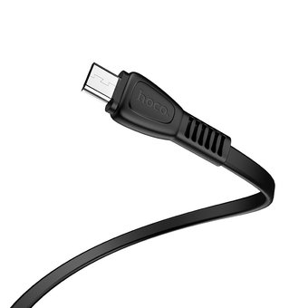  Дата-кабель HOCO X40 Noah micro 1м (чёрный) 