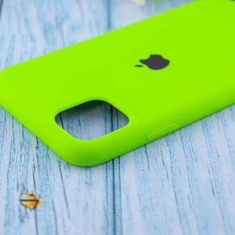  Чехол Silicone Case для iPhone 11 (Яркий зелёный) (31) 