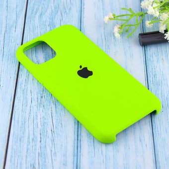  Чехол Silicone Case для iPhone 11 Pro (Яркий зелёный) (31) 