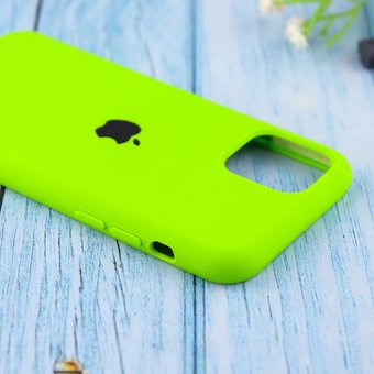  Чехол Silicone Case для iPhone 11 Pro (Яркий зелёный) (31) 