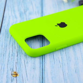  Чехол Silicone Case для iPhone 11 Pro (Яркий зелёный) (31) 