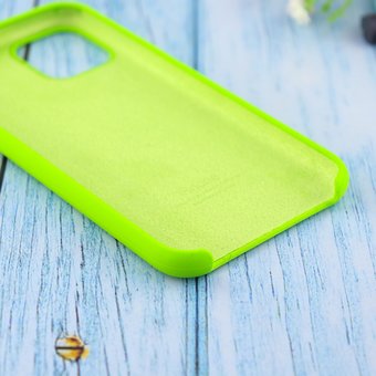  Чехол Silicone Case для iPhone 11 Pro (Яркий зелёный) (31) 