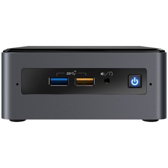  Неттоп IRU NUC 113 (1164231) i3 8109U (3)/8Gb/SSD240Gb/Iris Graphics 655/CR/Win10 Pro 64/GbitEth/WiFi/BT/90W/черный/серебристый 