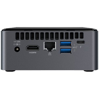  Неттоп IRU NUC 113 (1164231) i3 8109U (3)/8Gb/SSD240Gb/Iris Graphics 655/CR/Win10 Pro 64/GbitEth/WiFi/BT/90W/черный/серебристый 
