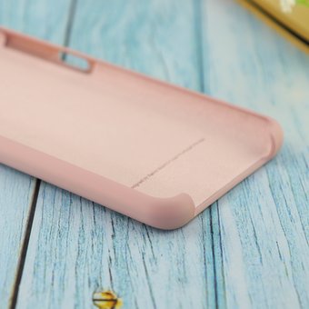  Чехол Silicone case для Xiaomi Redmi Note 9 Pro/note 9S/note 9 Pro Max пудровый (19) 