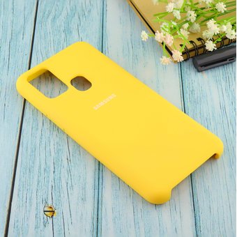  Чехол Silicone case для Samsung М31 2020 жёлтый (4) 