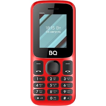  Мобильный телефон BQ 1848 Step+ красный/черный 