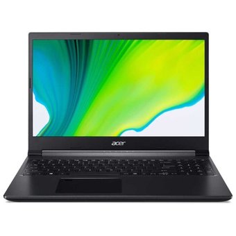  Ноутбук Acer Aspire 7 A715-75G-76UA NH.Q88ER.008 i7 9750H/8Gb/SSD256Gb/nVidia GeForce GTX 1650 Ti 4Gb/15.6"/IPS/FHD/Win10/black 