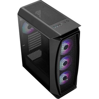  Корпус Aerocool Aero One Frost-G-BK-v1 черный без БП 
