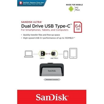  USB-флешка 64GB USB-C SANDISK SDDDC2-064G-G46 