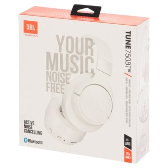  Наушники bluetooth JBL T750BT NC White 