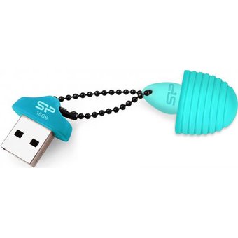  USB-флешка 16GB USB 2.0 Silicon Power Touch T30, Синий 