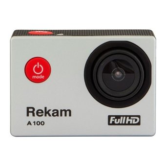  Экшн-камера Rekam A100 серебристый 