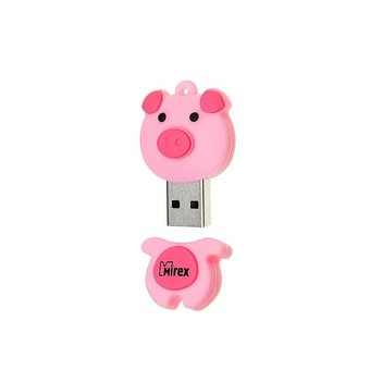  USB-флешка 16GB Mirex Pig, USB 2.0, Розовый (13600-KIDPIP16) 