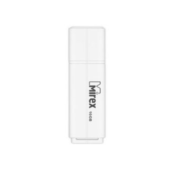  USB-флешка 16GB Mirex Line, USB 2.0, Белый (13600-FMULWH16) 