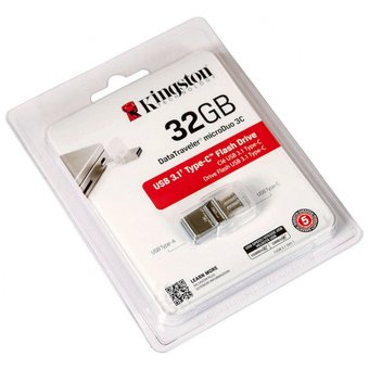  USB-флешка Kingston DataTraveler microDuo 3C 32GB USB 3.1/USB Type-C (DTDuo3C/32GB) 