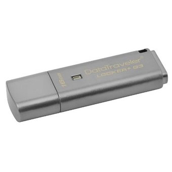  USB-флешка Kingston DataTraveler Locker+ G3, 16 Гб, USB 3.0 (DTLPG3/16GB) 