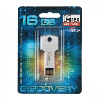  USB-флешка 16GB Mirex Corner Key, USB 2.0 (13600-DVRCOK16) 