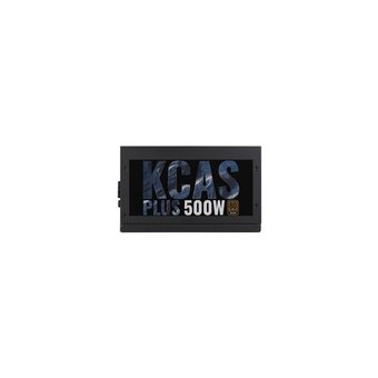  Блок питания Aerocool KCAS 500W Plus (ATX 2.4, 500W, Active PFC, 120mm fan, 80 Plus BRONZE) Box 