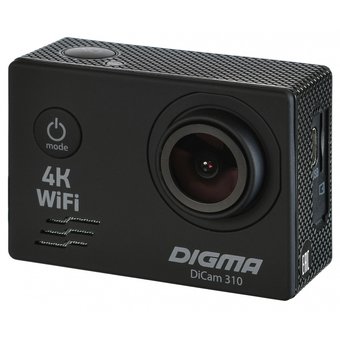  Экшн-камера Digma DiCam 310 черный 