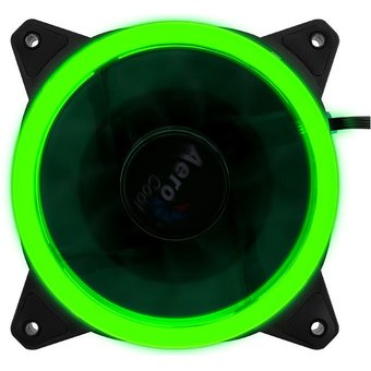  Вентилятор Aerocool Rev RGB Pro (3x120мм, 15dB, 1200rpm, (3+4) pin, подсветка+ контроллер) RTL 