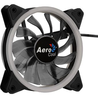  Вентилятор Aerocool Rev RGB Pro (3x120мм, 15dB, 1200rpm, (3+4) pin, подсветка+ контроллер) RTL 