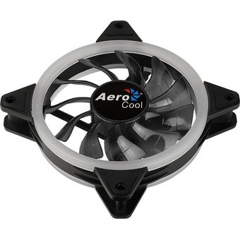  Вентилятор Aerocool Rev RGB Pro (3x120мм, 15dB, 1200rpm, (3+4) pin, подсветка+ контроллер) RTL 
