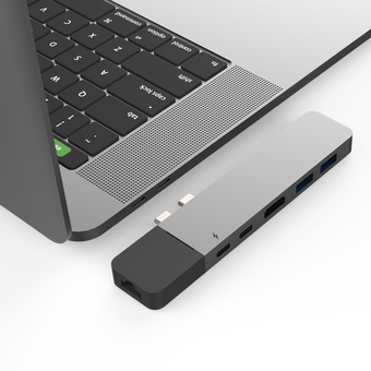  USB-HUB Hyper HyperDrive NET 6-in-2 Hub для USB-C MacBook Pro/Air серый космос 