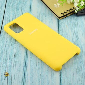  Чехол Silicone case для Samsung A31 2020 жёлтый (4) 