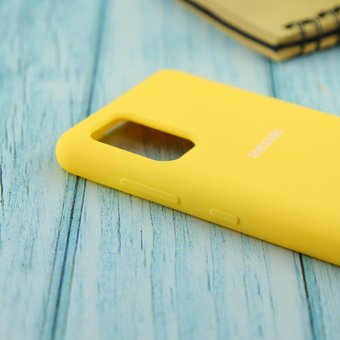  Чехол Silicone case для Samsung A31 2020 жёлтый (4) 